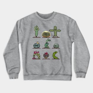 Cactus Yoga Crewneck Sweatshirt